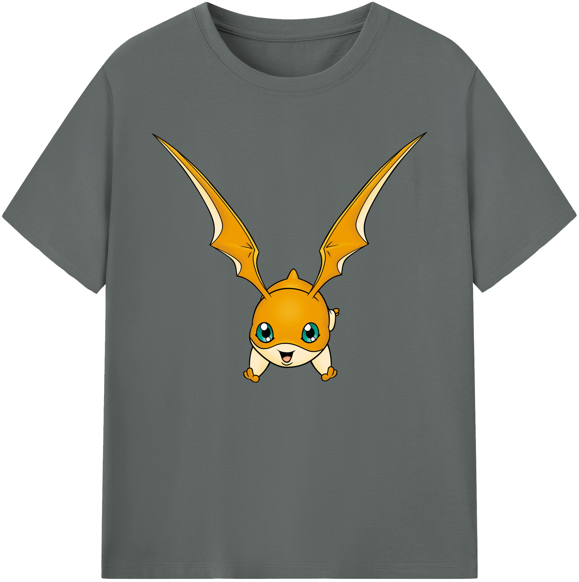 （画像用） Digimon デジタルモンスター/デジモン 綿100％ メンズ半袖Tシャツ｜肌触りやわらか＆通気性